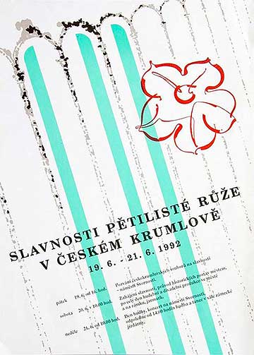 Slavnosti Slavnosti pětilisté růže 1992, plakát