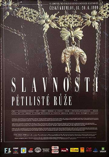 Slavnosti Slavnosti pětilisté růže 1999, plakát