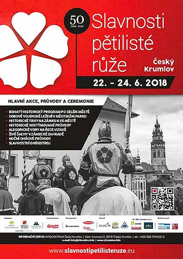 Slavnosti Slavnosti pětilisté růže 2018, plakát