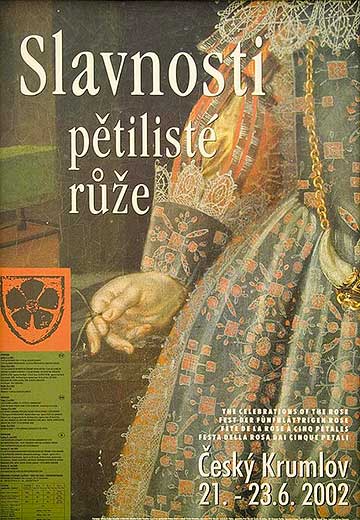 Slavnosti Slavnosti pětilisté růže 2002, plakát