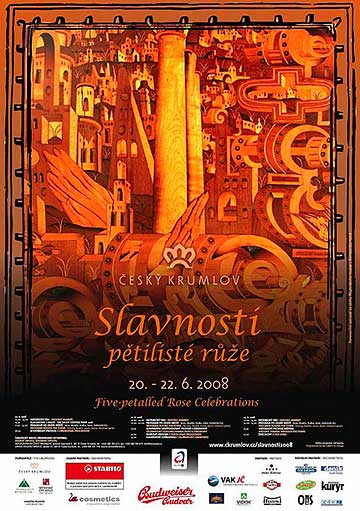 Slavnosti Slavnosti pětilisté růže 2008, plakát