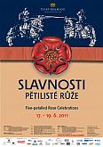 Slavnosti Slavnosti pětilisté růže 2011, plakát