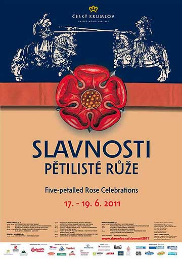 Slavnosti Slavnosti pětilisté růže 2011, plakát