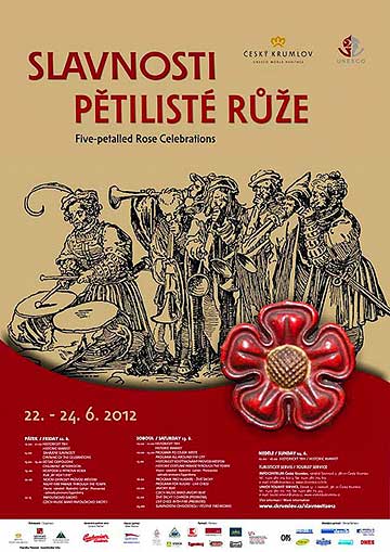 Slavnosti Slavnosti pětilisté růže 2012, plakát