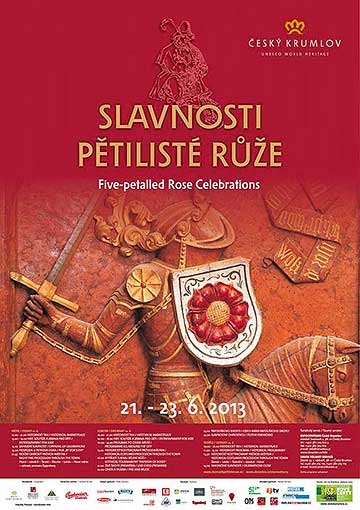 Slavnosti Slavnosti pětilisté růže 2013, plakát