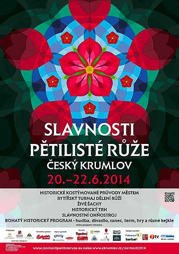 Slavnosti Slavnosti pětilisté růže 2014, plakát
