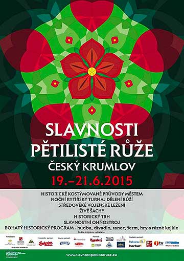 Slavnosti Slavnosti pětilisté růže 2015, plakát