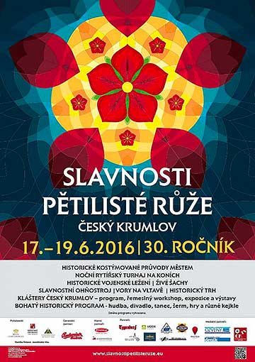 Slavnosti Slavnosti pětilisté růže 2016, plakát