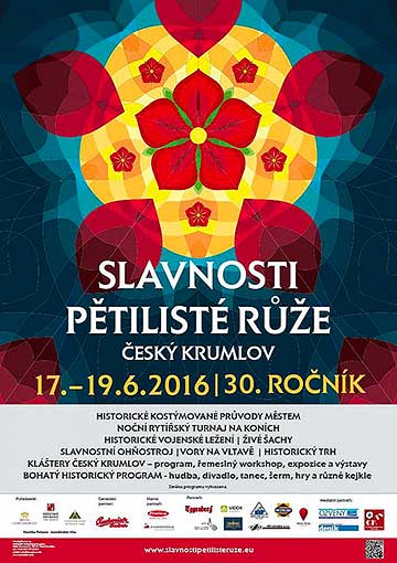 Slavnosti Slavnosti pětilisté růže 2016, plakát