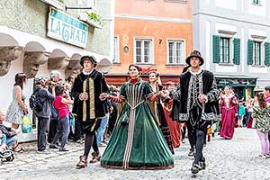 Slavnosti pětilisté růže ®, Český Krumlov, sobota 22. 6. 2019, foto: Lubor Mrázek