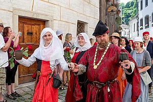 Slavnosti pětilisté růže ®, Český Krumlov, sobota 18. 6. 2022, foto: Lubor Mrázek