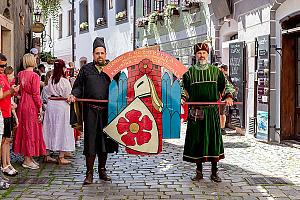 Slavnosti pětilisté růže ®, Český Krumlov, sobota 18. 6. 2022, foto: Lubor Mrázek