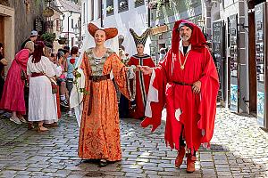 Slavnosti pětilisté růže ®, Český Krumlov, sobota 18. 6. 2022, foto: Lubor Mrázek