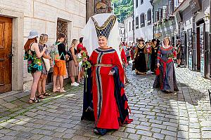 Slavnosti pětilisté růže ®, Český Krumlov, sobota 18. 6. 2022, foto: Lubor Mrázek