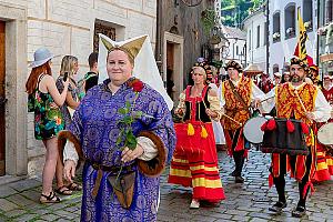 Slavnosti pětilisté růže ®, Český Krumlov, sobota 18. 6. 2022, foto: Lubor Mrázek
