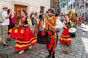 Slavnosti pětilisté růže ®, Český Krumlov, sobota 18. 6. 2022, foto: Lubor Mrázek
