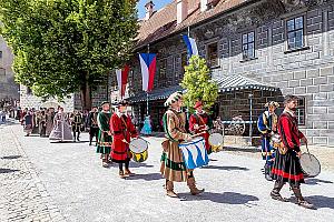 Slavnosti pětilisté růže ®, Český Krumlov, neděle 19. 6. 2022, foto: Lubor Mrázek