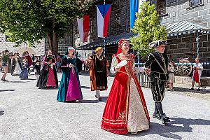 Slavnosti pětilisté růže ®, Český Krumlov, neděle 19. 6. 2022, foto: Lubor Mrázek