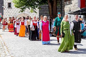 Slavnosti pětilisté růže ®, Český Krumlov, neděle 19. 6. 2022, foto: Lubor Mrázek