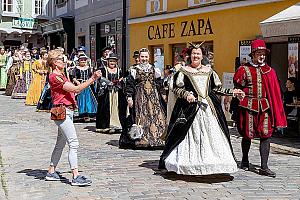 Slavnosti pětilisté růže ®, Český Krumlov, neděle 19. 6. 2022, foto: Lubor Mrázek