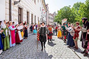 Slavnosti pětilisté růže ®, Český Krumlov, neděle 19. 6. 2022, foto: Lubor Mrázek
