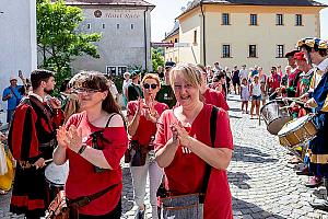 Slavnosti pětilisté růže ®, Český Krumlov, neděle 19. 6. 2022, foto: Lubor Mrázek