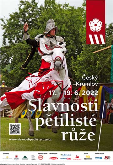 Slavnosti Slavnosti pětilisté růže 2022, plakát česky