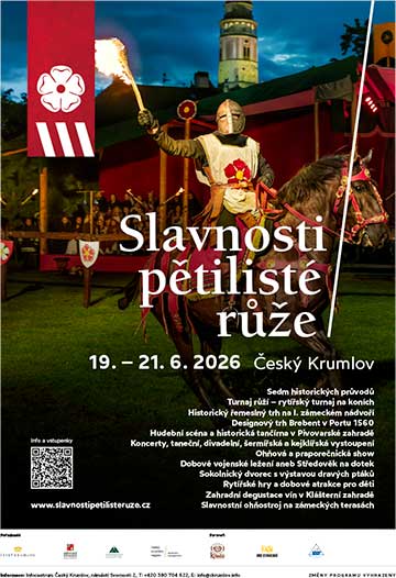 Slavnosti pětilist&eacute; růže 2026, plak&aacute;t česky